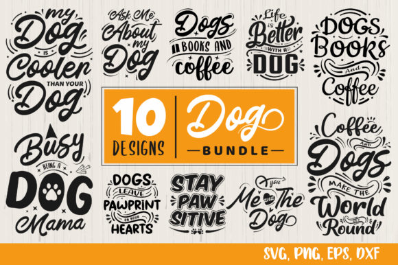 Dog SVG Bundle 10 Design Funny Review