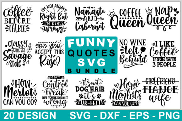 Funny Quotes SVG Bundle: A Designer's Review