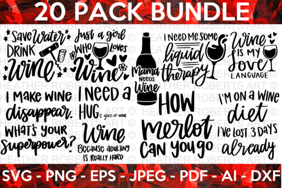 Funny Wine SVG Bundle: A Designer's Review