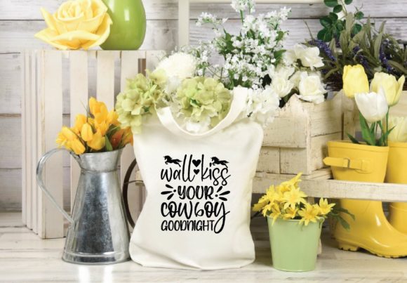 Wall Kiss Your Cowboy Goodnight Svg Review
